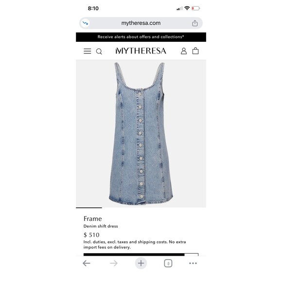 Frame Denim Dresses & Skirts - Frame The Shift Dress NWT
